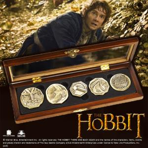 THE HOBBIT - PIECES DE COLLECTION OFFICIELLES DU TRESOR DES NAINS "DWARVEN TREASURE"