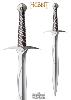 THE HOBBIT - EPEE "STING" DE BILBO OFFICIELLE + SUPPORT BOIS DELUXE + FOURREAU EPEE STING (UNITED CUTLERY BRANDS)