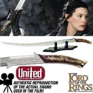 LOTR (LE SEIGNEUR DES ANNEAUX) - ARWEN EPEE OFFICIELLE (UNITED CUTLERY BRANDS)