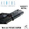ALIENS: COLONIAL MARINES - HUDSON CUSTOM PULSE RIFLE M41A1 TOUT AUTOMATIQUE AVEC COMPTEUR A LED & MARQUAGES TYPE STICKERS (VERSION SNOW WOLF)