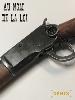 AU NOM DE LA LOI (STEVE MCQUEEN) - REPLIQUE FUSIL WINCHESTER 1892 MARE'S LEG, CEINTURE & HOLSTER JOSH RANDALL + CARTOUCHES (REPRODUCTION VERSION "PATINÉE" DENIX)