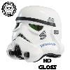 STAR WARS - STORMTROOPER CASQUE OFFICIEL HD GLOSS + SUPPORT DELUXE (ORIGINAL-STORMTROOPER NUMEROTE)