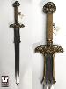 CONAN -  EPEE "SWORD ATLANTEAN" SOUS LICENCE OFFICIELLE FORGE MAIN (VERSION "WEATHERED" MUSEUM REPLICAS LIMITED - WINDLASS STUDIOS)