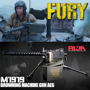 FURY - MITRAILLEUSE M1919 BROWNING OFFICIELLE TOUT EN METAL, TOUT AUTOMATIQUE (RWA AEG)