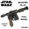 STAR WARS - HAN SOLO BLASTER LOURD DL-44 TOUT METAL LIMITED EDITION (VERSION AIRSOFT CO2 - AW CUSTOM)