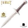 THE HOBBIT - EPEE "STING" BILBO SACQUET OFFICIELLE + SUPPORT METAL DELUXE (VERSION NOBLE COLLECTION)