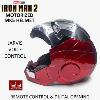IRON MAN 2 - CASQUE INTEGRAL MARK V OUVERTURE MOTORISEE, SON & LEDS, AVEC COMMANDE VOCALE "JARVIS" + COMMANDE DIGITALE + TELECOMMANDE (REPRODUCTION AUTOKING)