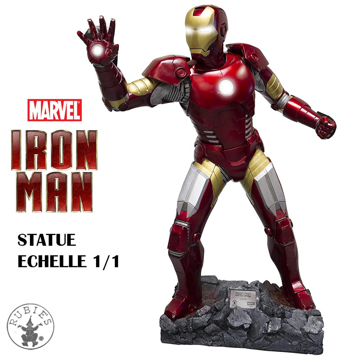IRON MAN STATUE LIFE SIZE ECHELLE 11 SUPREME EDITION (TAILLE REELLE / MARVEL BY RUBIE'S) IRON MAN STATUE LIFE SIZE ECHELLE 11 SUPREME EDITION (TAILLE REELLE / MARVEL BY RUBIE'S)