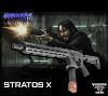 JOHN WICK 3 : PARABELLUM - PISTOLET MITRAILLEUR MPX STRATOS X® LICENCE OFFICIELLE TARAN TACTICAL INNOVATIONS TOUT METAL AVEC RETOUR DE CULASSE (LICENSED TTI / STRATOS X®)