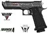 JOHN WICK 4 - PISTOLET PIT VIPER LICENCE OFFICIELLE TARAN TACTICAL INNOVATIONS TOUT METAL (VERSION CULASSE & PIECES USINES CNC ALUMINIUM - LICENSED TTI / ARMY ARMAMENT)