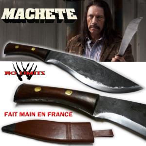 MACHETE - KUKRI REPRODUCTION AUTHENTIQUE (FAIT MAIN EN FRANCE - PRACTICAL - ARTISAN FORGERON)