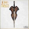 LOTR (LE SEIGNEUR DES ANNEAUX) - DAGUE MORGUL DU ROI SORCIER OFFICIELLE + SUPPORT BOIS DELUXE (MORGUL BLADE OF THE WITCH-KING - LICENCE UNITED CUTLERY BRANDS)