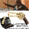 HALO - SOREN-066 REVOLVER OFFICIEL TOUT METAL PLAQUÉ OR 18K LIMITED EDITION (CHIAPPA FIREARMS AIRSOFT)