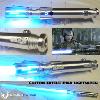 STAR WARS - SABRE LASER SATELE SHAN CUSTOM LIGHTSABER (LAME AMOVIBLE - PRACTICAL - FAIT MAIN AU USA PAR SABER FORGE)