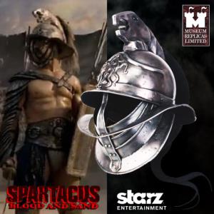 SPARTACUS : BLOOD & SAND - CASQUE SPARTACUS OFFICIEL (STARZ ENTERTAINMENT LLC - WINDLASS STUDIOS)