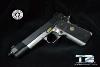 TERMINATOR 2 - PISTOLET OFFICIEL LIMITED EDITION BICOLORE TOUT METAL AVEC MALLETTE (LICENSED NOVAK NEXT 1911 - SOCOM GEAR)