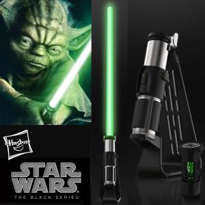 STAR WARS - SABRE LASER YODA FX ELITE AVEC LAME AMOVIBLE ET CRYSTAL AMOVIBLE (HASBRO - THE BLACK SERIES)