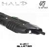 HALO - FUSIL D'ASSAUT MA5C BLASTER TOUT AUTOMATIQUE LIMITED EDITION AVEC COMPTEUR A LED (AIRSOFT AEG - SNOW WOLF)