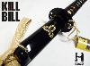 KILL BILL - THE BRIDE (LA MARIEE) KATANA : PACK OFFICIEL HATTORI HANZO SABRE FORGE MAIN (PRACTICAL - LICENCE HATTORI HANZO)
