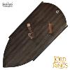 LOTR (LE SEIGNEUR DES ANNEAUX) - BOUCLIER DE L'ARMEE DU GONDOR & BANNIERE OFFICIELS LIMITED EDITION  NUMEROTE (SECOND AGE GONDORIAN WAR SHIELD - UNITED CUTLERY)