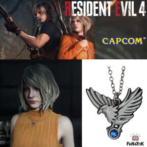 RESIDENT EVIL 4 - COLLIER PENDENTIF ASHLEY GRAHAM OFFICIEL LIMITED EDITION PROP REPLICA ECHELLE 1:1 (CAPCOM / FANATTIK)
