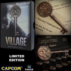 RESIDENT EVIL 8 : VILLAGE (BIOHAZARD) - INSIGNIA CLE OFFICIELLE LIMITED EDITION PROP REPLICA ECHELLE 1:1 (INSIGNIA KEY / CAPCOM / FANATTIK)