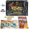 RETOUR VERS LE FUTUR - PACK ULTIMATE : COFFRET COLLECTOR OFFICIEL TIME TRAVEL MEMORIES + ALMANACH " GRAYS SPORTS ALMANAC 1950-2000 " OFFICIELS