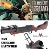 SUICIDE SQUAD - M79 FUSIL LANCE GRENADE HARLEY QUINN OFFICIEL TOUT EN METAL ET BOIS VERITABLE (GRENADE LAUNCHER - KING ARMS)