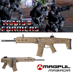 TRANSFORMERS - FUSIL D'ASSAUT MAGPUL MASADA OFFICIEL HAUT DE GAMME TOUT AUTOMATIQUE