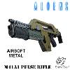  ALIENS - RIPLEY CUSTOM PULSE RIFLE M41A1 TOUT AUTOMATIQUE AVEC COMPTEUR A LED (ORIGINAL OLIVE GREEN VERSION - AIRSOFT SNOW WOLF)