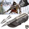 ASSASSIN'S CREED IV (BLACK FLAG) - REPLIQUE LAME RETRACTABLE + GARDE BRAS + 2 LAMES A LANCER (REPRODUCTION ART REPLICAS)
