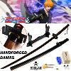 BLEACH (MANGA) - REPLIQUE SABRE KATANA LAME "DAMAS NOIR & ROUGE" FORGE MAIN LIMITED EDITION (REPRODUCTION ART REPLICAS / WINDLASS STEELCRAFTS)