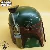 STAR WARS - CASQUE BOBA FETT OFFICIEL AUTOGRAPHED JEREMY BULLOCH (RUBIE'S - RADTKE SPORTS)