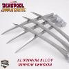 DEADPOOL 3 : DEADPOOL & WOLVERINE - REPLIQUE GRIFFES WOLVERINE TOUT METAL (REPRODUCTION ART REPLICAS - DEMON MELON)