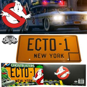 S.O.S. FANTOMES - PLAQUE MINERALOGIQUE ECTO-1 OFFICIELLE PROP REPLICA ECHELLE 1:1 (GHOSTBUSTERS™)