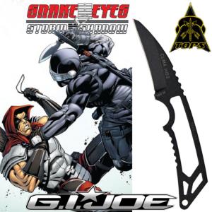 G.I. JOE : SNAKE EYES - COUTEAU ZARTAN CUMA HISS OFFICIEL NUMEROTE & SIGNE (IMPORT USA TOPS KNIVES)