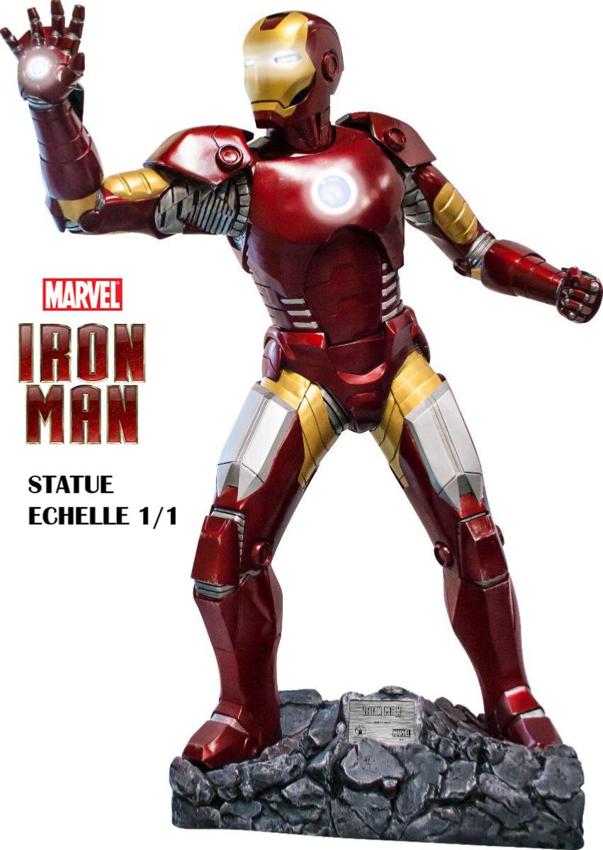 IRON MAN STATUE LIFE SIZE ECHELLE 11 SUPREME EDITION (TAILLE REELLE / MARVEL BY RUBIE'S) IRON MAN STATUE LIFE SIZE ECHELLE 11 SUPREME EDITION (TAILLE REELLE / MARVEL BY RUBIE'S)