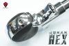 JONAH HEX - PISTOLET DERRINGER TURNBULL TOUT METAL CHROMÉ (MAXTACT AIRSOFT)
