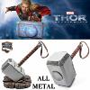  THOR : THE DARK WORLD - REPLIQUE MARTEAU TOUT METAL ECHELLE 1/1 AVEC SOCLE DELUXE (REPRODUCTION ART REPLICAS)