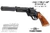 NICKY LARSON / CITY HUNTER - REVOLVER COLT PYTHON 357 OFFICIEL "RYO SAEBA MODEL" + SILENCIEUX DELUXE EDITION AVEC SUPPORT & 6 CARTOUCHES À AMORCE (SOUS LICENCE TANAKA WORKS)