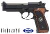 RESIDENT EVIL 4 (BIOHAZARD) - PISTOLET LEON SCOTT KENNEDY OFFICIEL S.T.A.R.S. AVEC RETOUR DE CULASSE (SOUS LICENCE CAPCOM - SAMURAI EDGE STAND. MOD. - MARUI )
