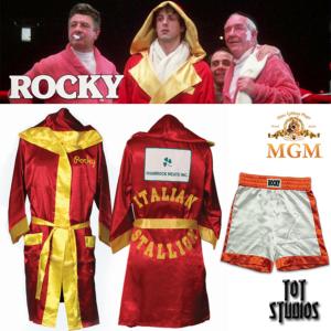 ROCKY - PEIGNOIR & SHORT ROCKY BALBOA OFFICIELS (MGM - TOT STUDIOS)
