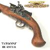 STAR WARS - REPLIQUE BLASTER MOUSQUET TATOOINE TOUT METAL ET BOIS VERITABLE (REPRODUCTION VERSION DENIX)