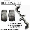 STAR WARS - STORMTROOPER MENOTTES OFFICIELLES AVEC ECLAIRAGE LEDS (LICENCE LUCASFILM™ LTD. & DISNEY - STORMTROOPER BINDERS W/ LIGHT HANDCUFFS)