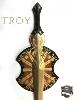 TROIE (TROY) - REPLIQUE GLAIVE ACHILLE & SUPPORT BOIS (REPRODUCTION ART REPLICAS)
