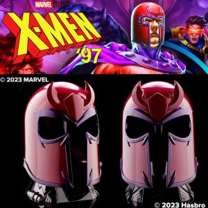 X-MEN '97 - CASQUE INTEGRAL MAGNETO OFFICIEL AVEC SUPPORT DELUXE (HASBRO - MARVEL LEGENDS)