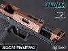 FROM THE WORLD OF JOHN WICK: BALLERINA - PISTOLET EMG TARAN TACTICAL INNOVATIONS GLOCK G17 LICENCE OFFICIELLE LIMITED EDITION TOUT METAL BRONZÉ AVEC RETOUR DE CULASSE (LICENSED TTI / ARMY ARMAMENT)