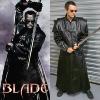 BLADE - TRENCH COAT SIMILI CUIR DOUBLÉ SATIN TAILLE L-XL (REPRODUCTION ART REPLICAS)