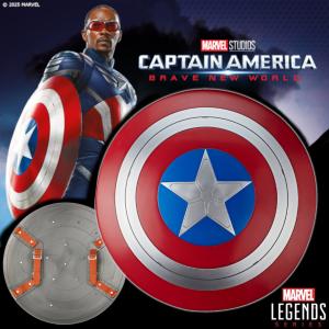 CAPTAIN AMERICA 4 : BRAVE NEW WORLD - BOUCLIER OFFICIEL (HASBRO - MARVEL LEGENDS - VERSION PVC)