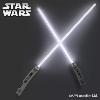 STAR WARS - SABRES DUO (2 SABRES) AHSOKA TANO OFFICIELS AVEC 2 LAMES AMOVIBLES & MALLETTE (DISNEY & ™ LUCASFILM LTD. LICENSED)